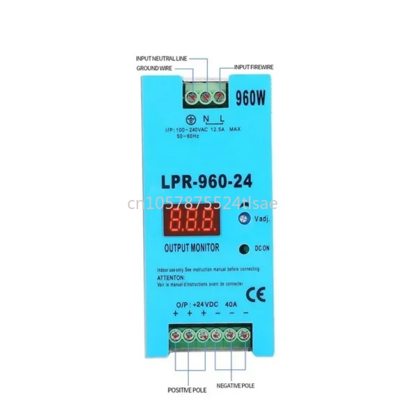 Smps Power Supply - SMPS LPR-960-24: Einzelausgang, 960W (24V 40A),