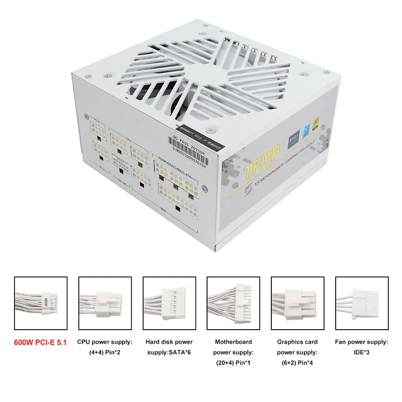 Power Supply 750W - Weiß 750 W 850 W 1000
