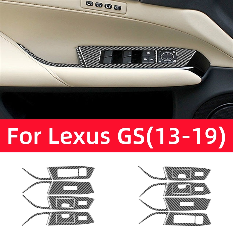 Open Frame Power Supply - Für Lexus GS 2013-2019 Auto-Innenausstattung Kohlefaser-Fensterbedienfeld-Verkleidung