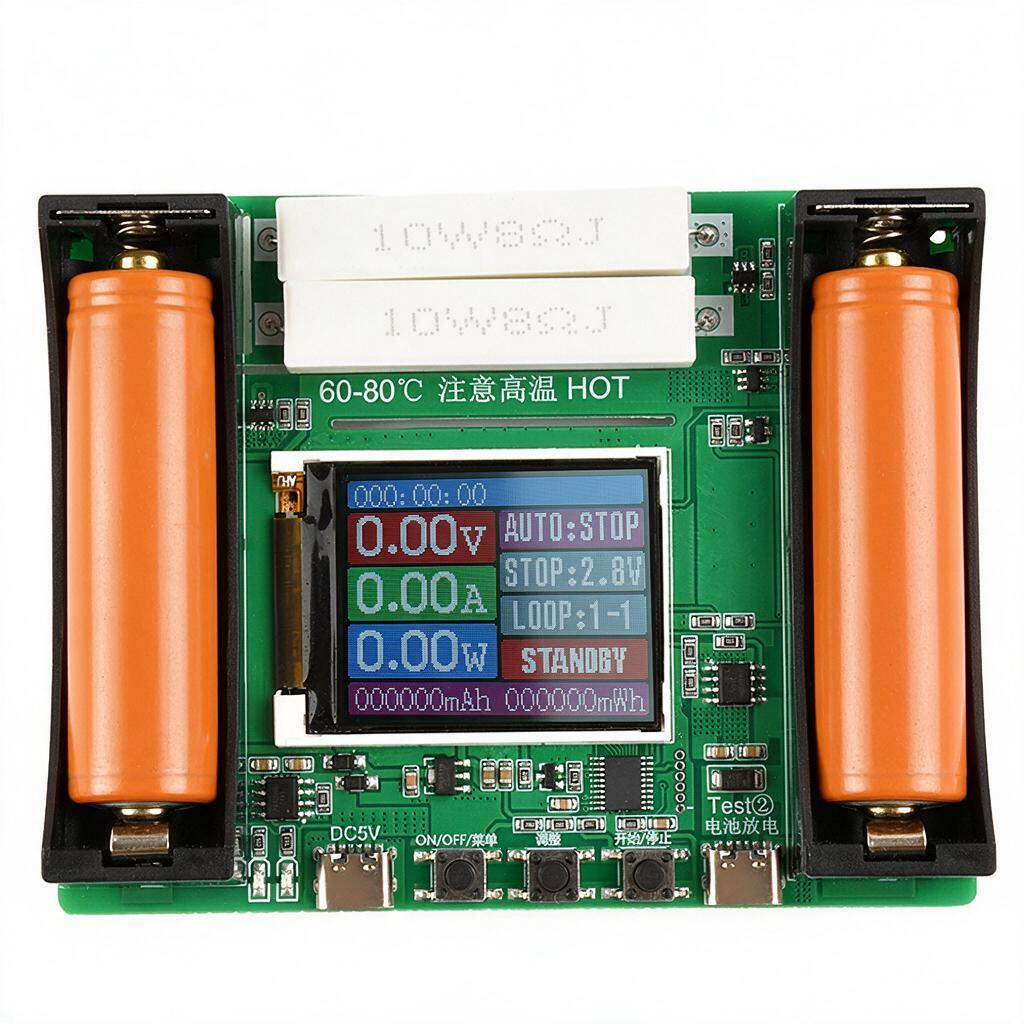Power Supply Tester - DC5V Batteriekapazitätstester 18650 Batteriekapazitäts- und Innenwiderstandsmessmodul