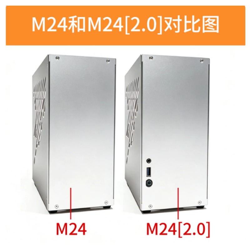M24 Mini A4 ITX-Gehäuse, volls – Psu Computer Bewertung und Preis
