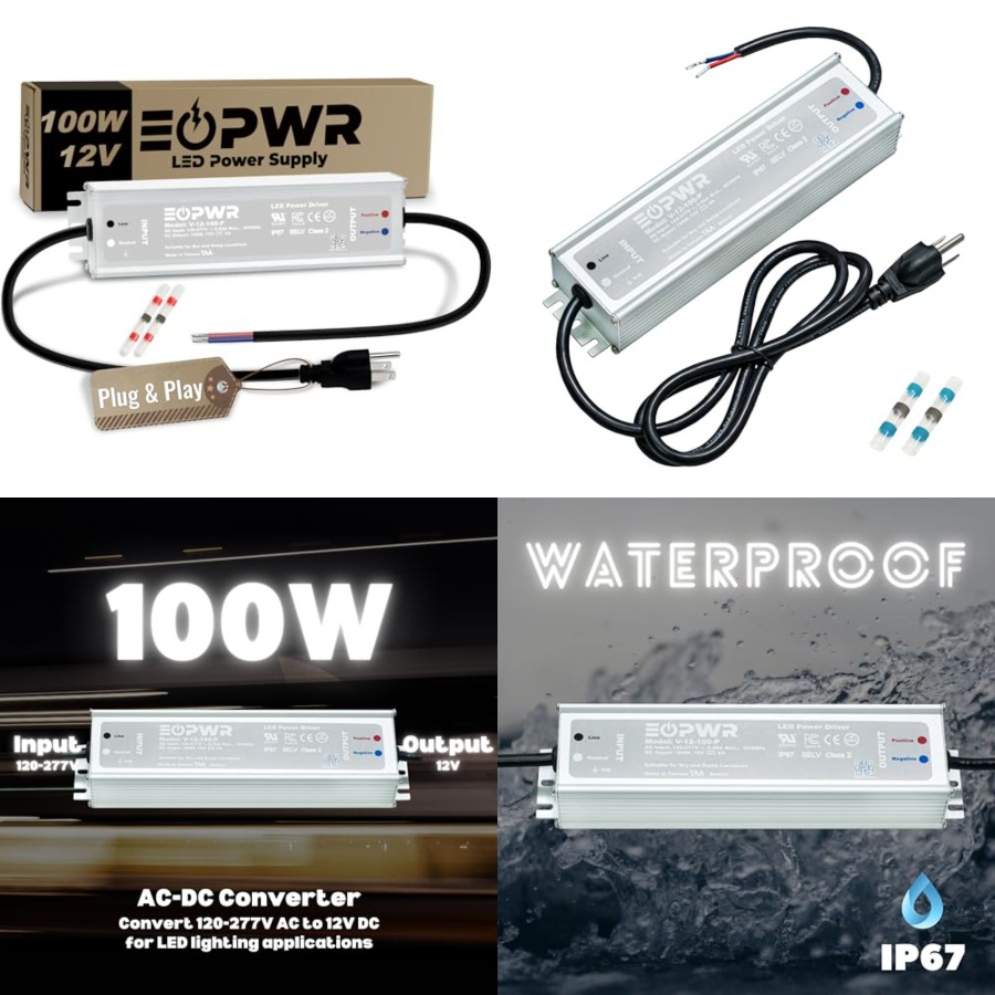 LED-Treiber, wasserdicht, IP67 – Power Supply Bewertung und Preis